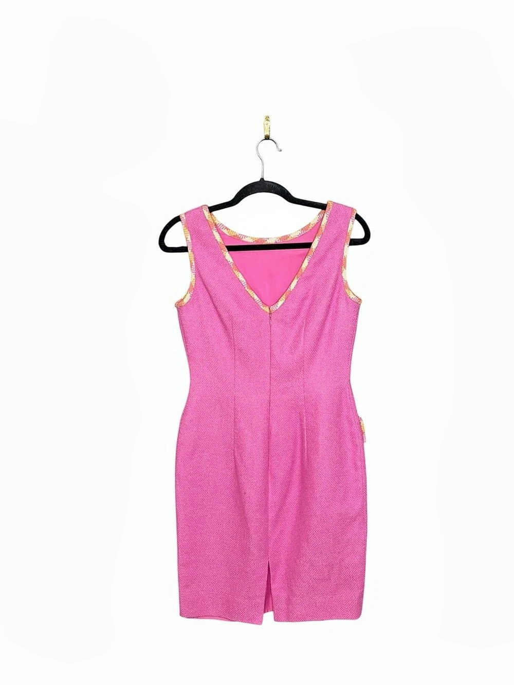 Kathryn Dianos Vintage Pink Silk Cotton Mini Dress Size 4 Like New